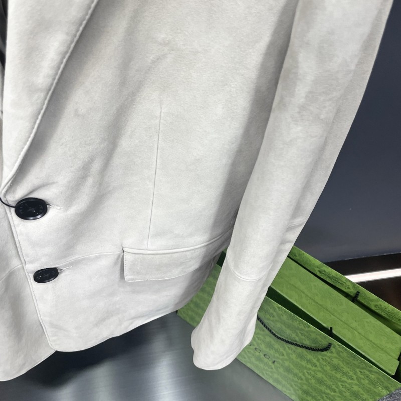 Pra*a deerskin blazer