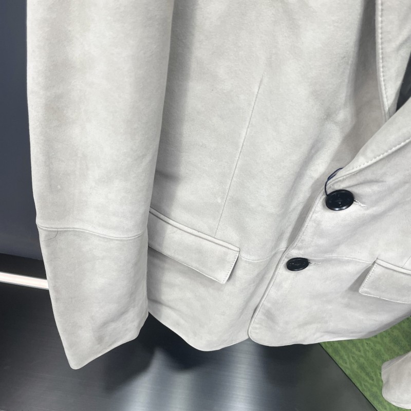 Pra*a deerskin blazer