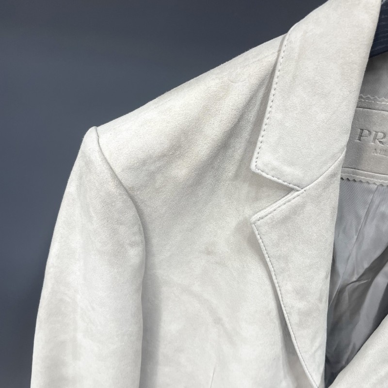 Pra*a deerskin blazer