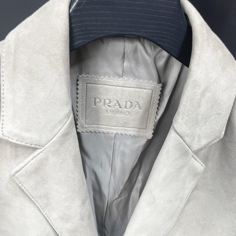 Pra*a deerskin blazer