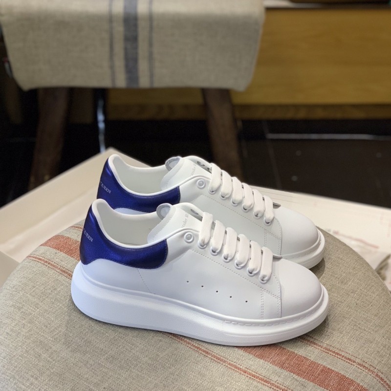 Ale*d*r M*Q*en MQ plating blue velvet tail Sneakers