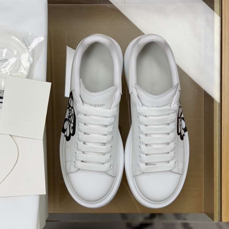 Ale*d*r M*Q*en MQ 3D white bloom Sneakers