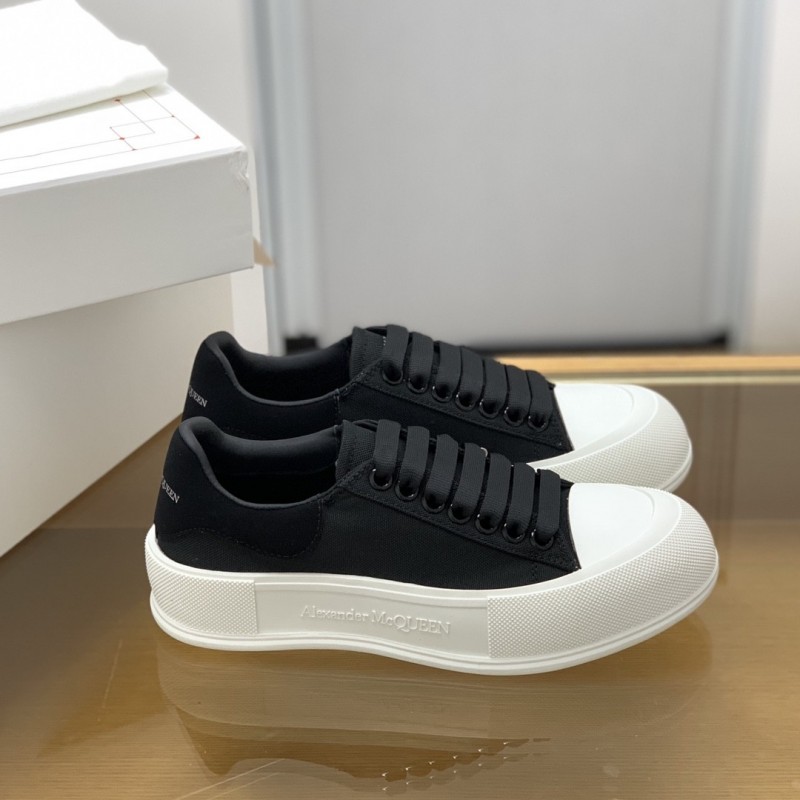 Ale*d*r M*Q*en MQ Black velvet tail Sneakers