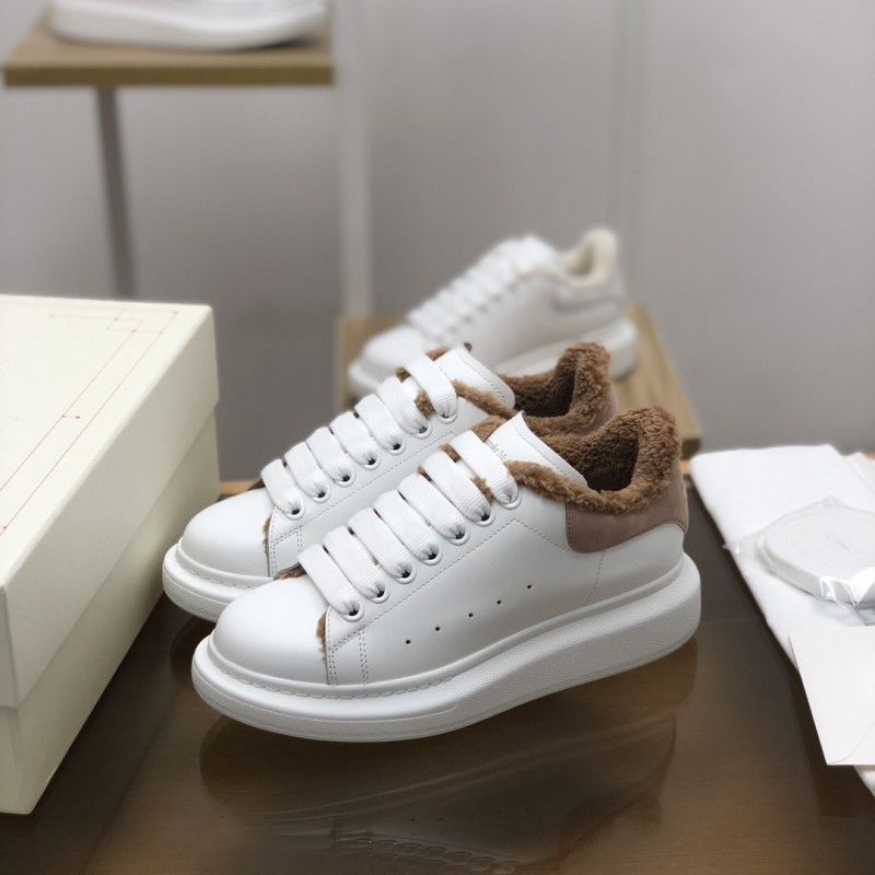 Ale*d*r M*Q*en MQ Pink velvet Lining Sneakers