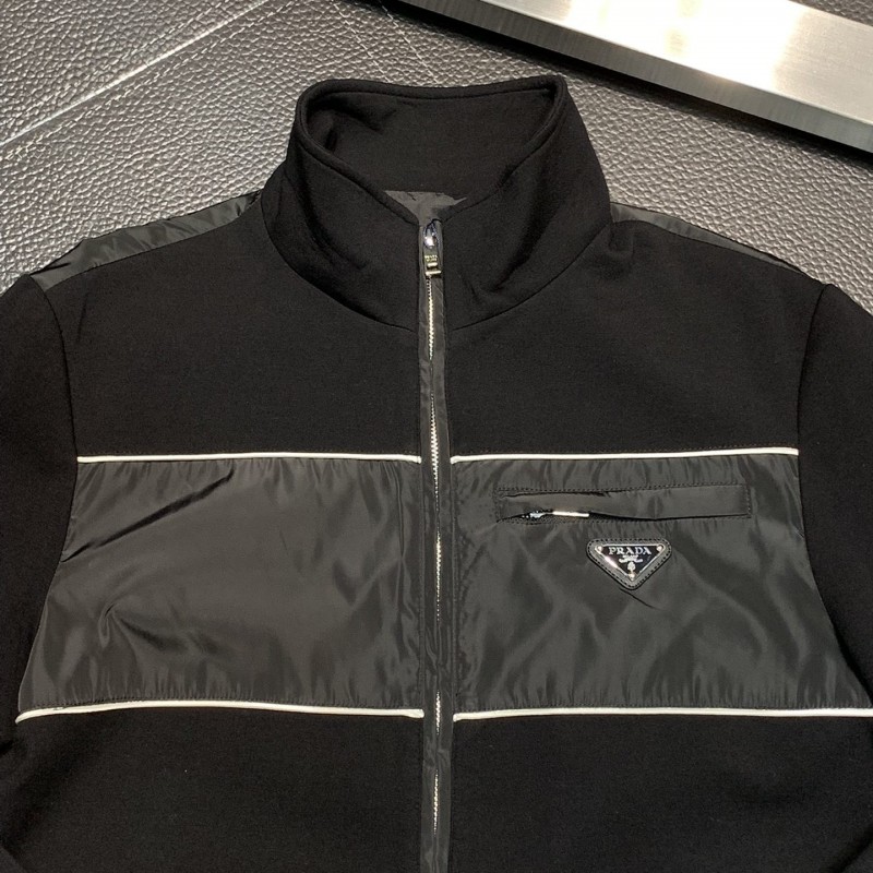 Pra*a stand collar jacket