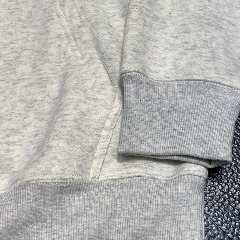 Pra*a fleece hooded sweatshirt