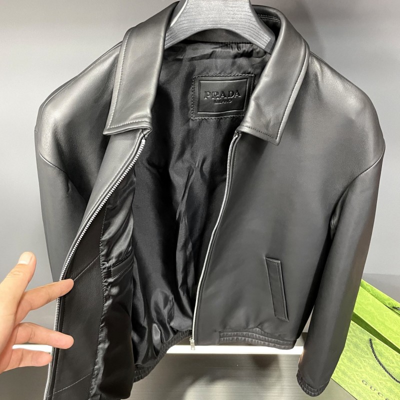 Pra*a Paris catwalk style leather jacket