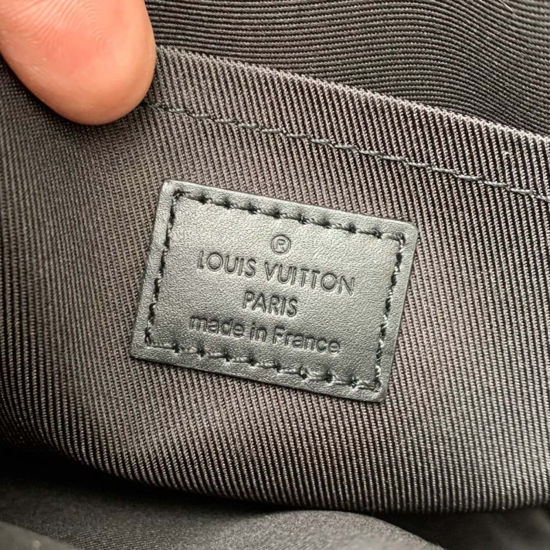 L0*is V*t0n AutumnWinter New STEAMER Black Flower Messenger Bag M46795, Top Quality