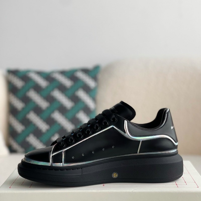 Ale*d*r M*Q*en MQ golden cowhide tail Air cushion bottom Sneakers