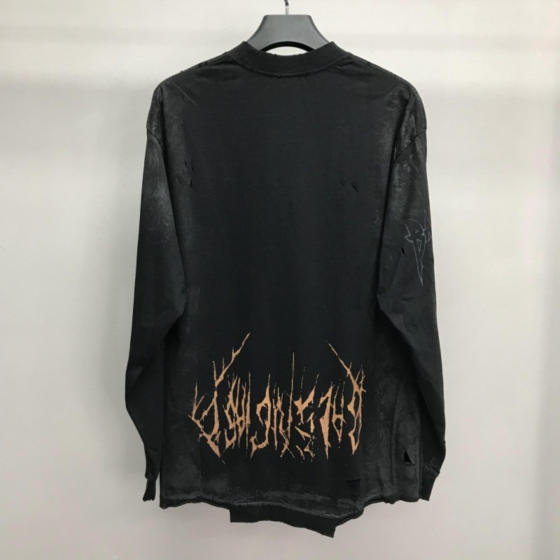 Ba*len*cia*ga Reflection Tower Long Sleeve T-Shirt