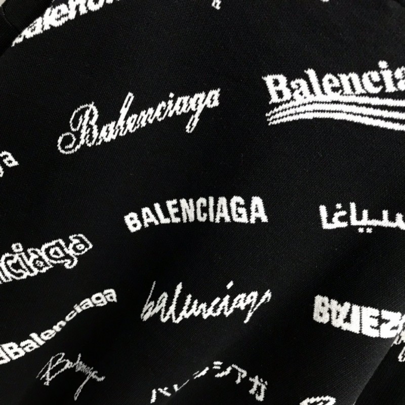 Ba*len*cia*ga letter sweater