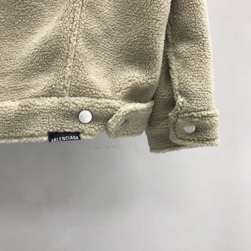 Ba*len*cia*ga lettered lambswool jacket