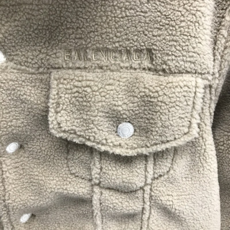 Ba*len*cia*ga lettered lambswool jacket