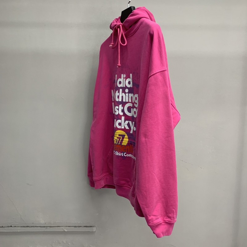 Ba*len*cia*ga Lucky hooded sweatshirt