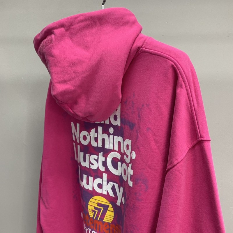 Ba*len*cia*ga Lucky hooded sweatshirt