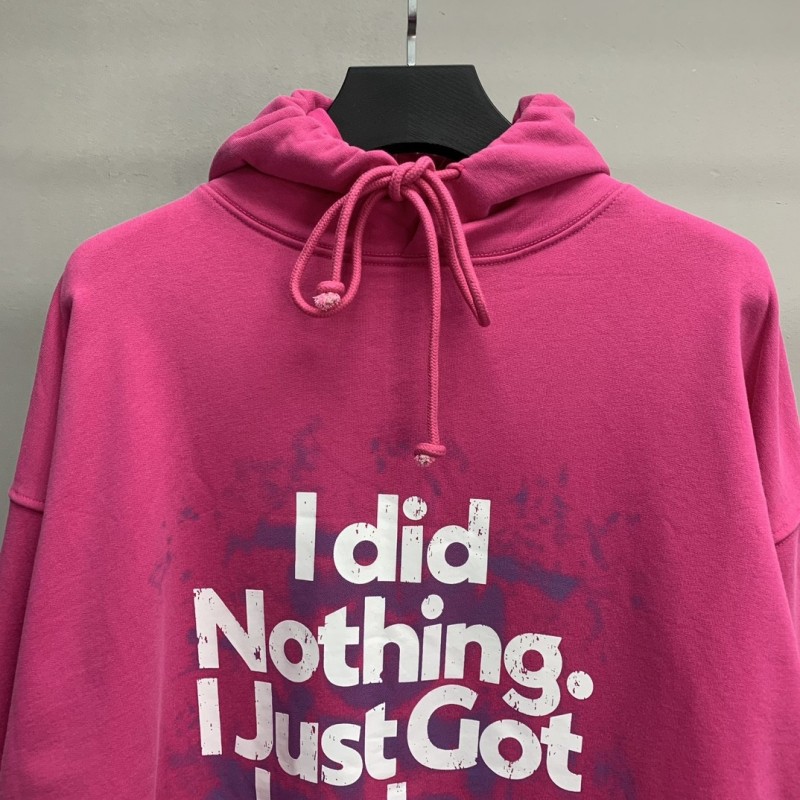 Ba*len*cia*ga Lucky hooded sweatshirt