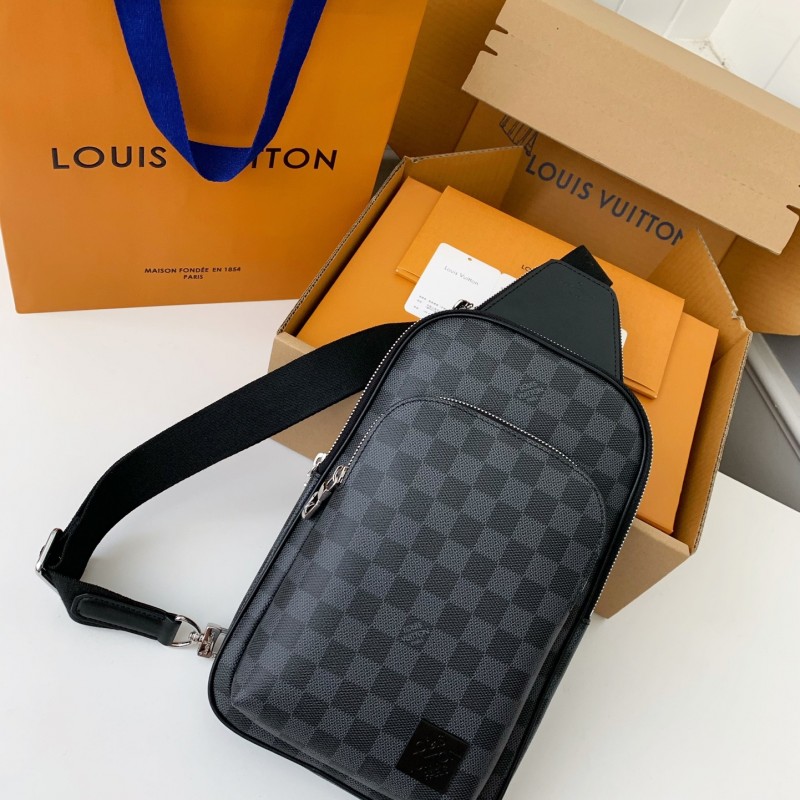 L0*is V*t0n damier graphite Men