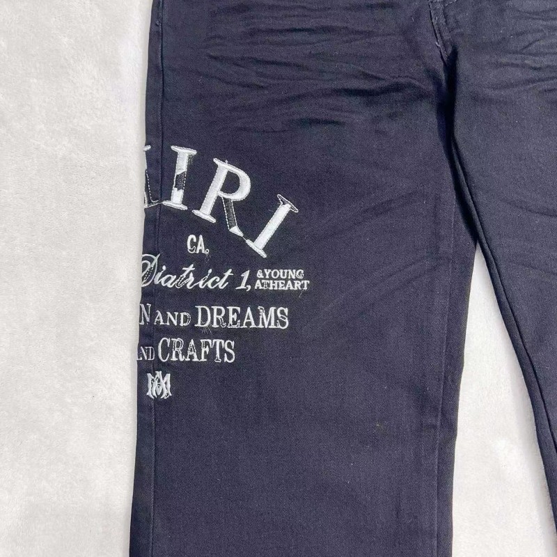 Amiri slim fit petite straight jeans