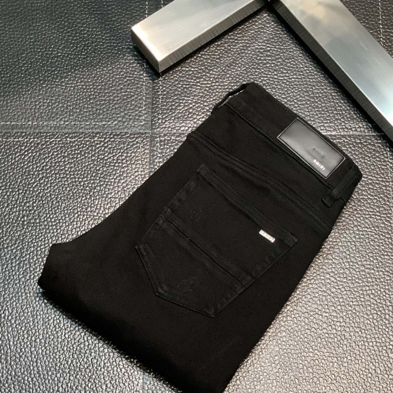 Amiri slim fit petite straight jeans