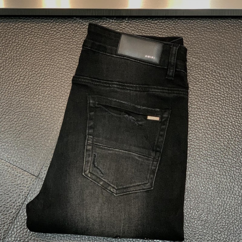 Amiri slim fit petite straight jeans