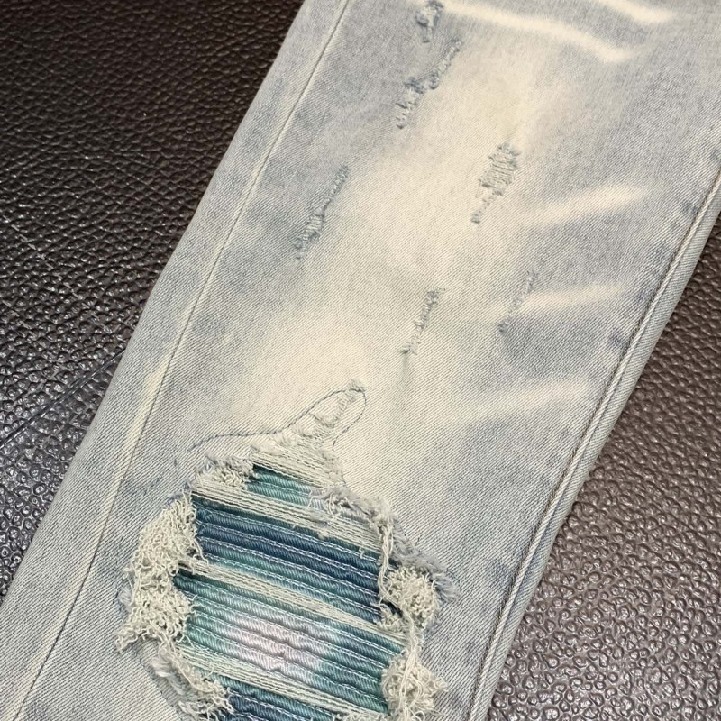 Amiri slim fit petite straight jeans