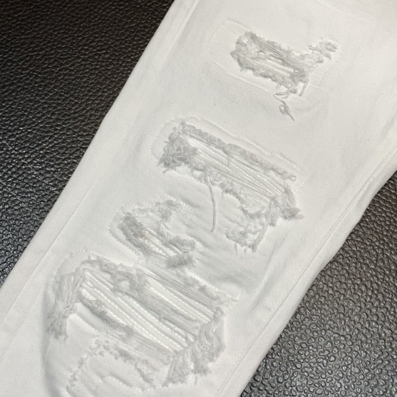 Amiri slim fit petite straight jeans