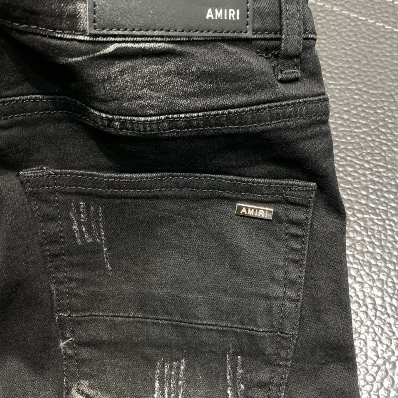Amiri slim fit petite straight jeans