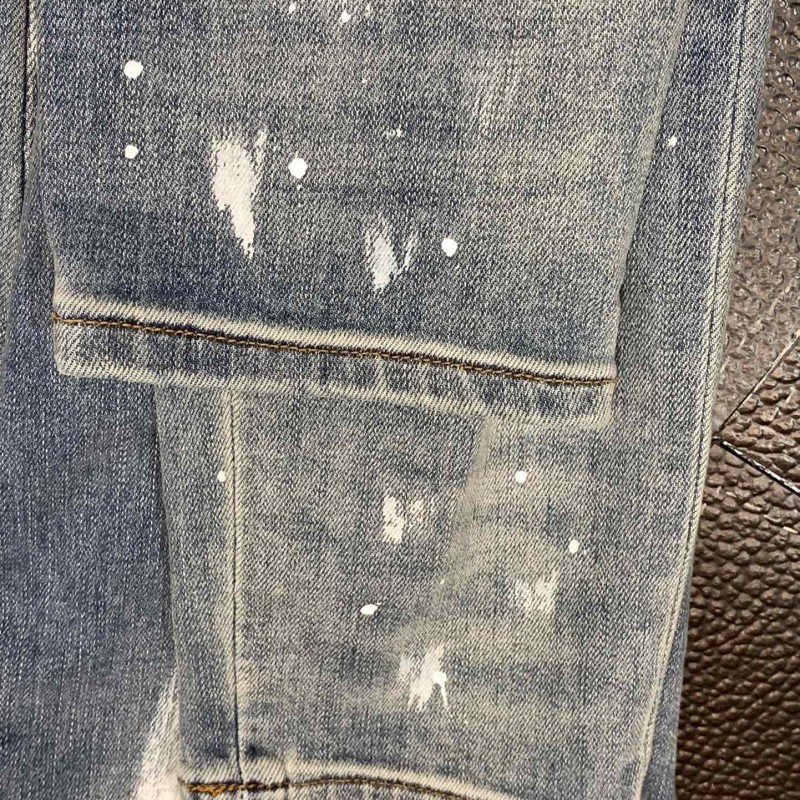 Amiri slim fit petite straight jeans