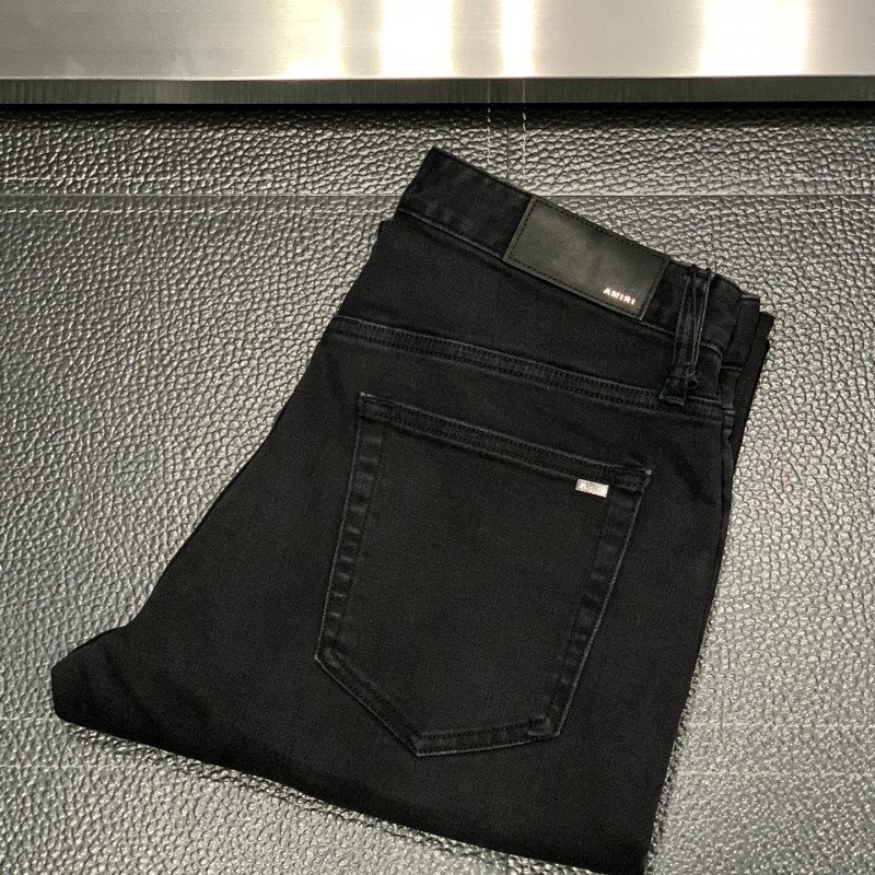 Amiri slim fit petite straight jeans