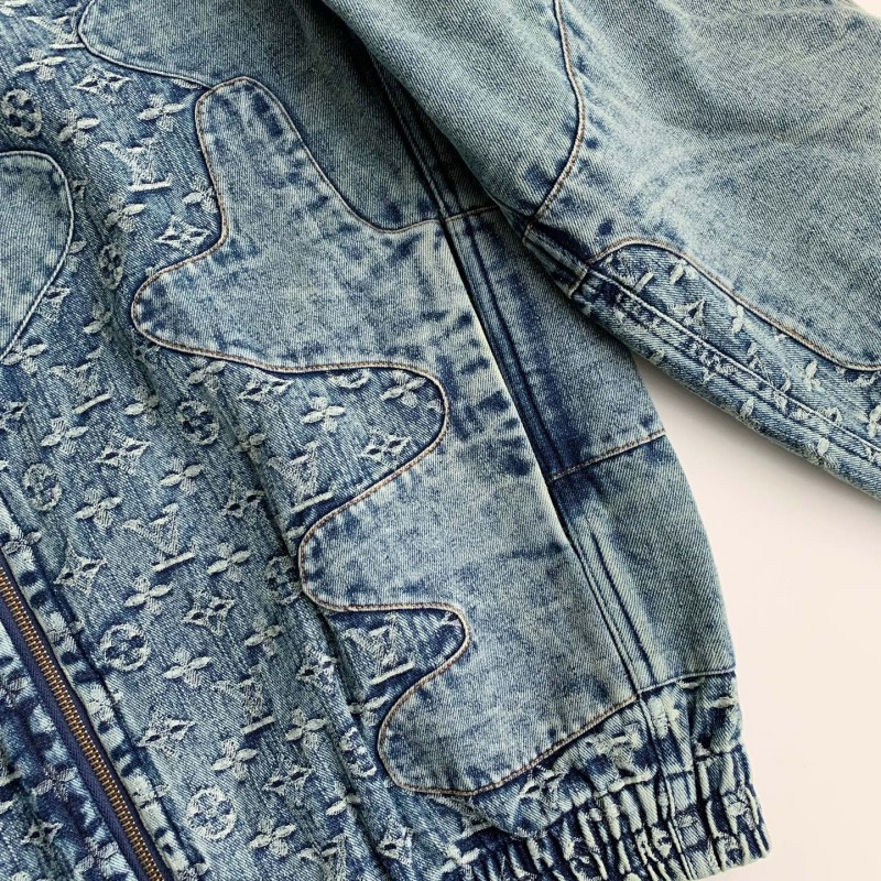 L0*is V*t0n Jean hooded jacket