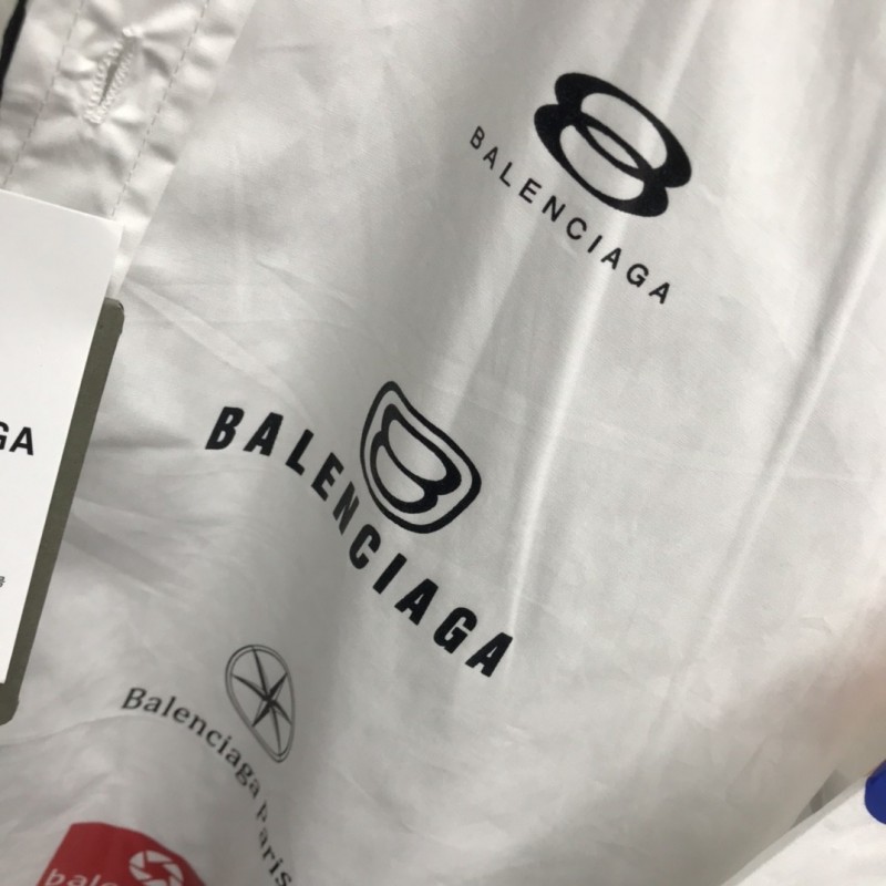 Ba*len*cia*ga LOGO LOGO racing style long sleeve shirt