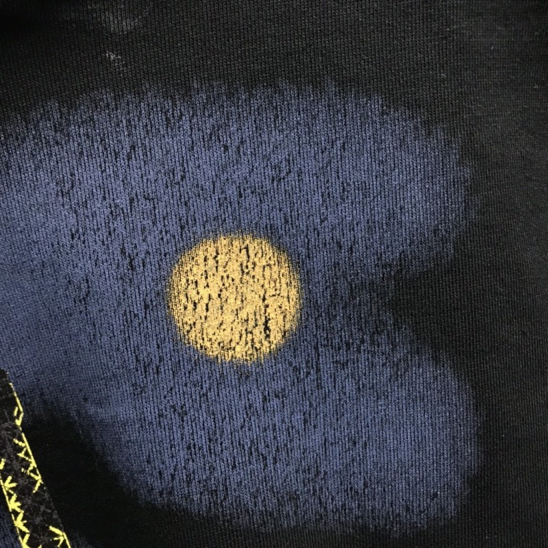 Ba*len*cia*ga Paris tower mud dyed hoodie