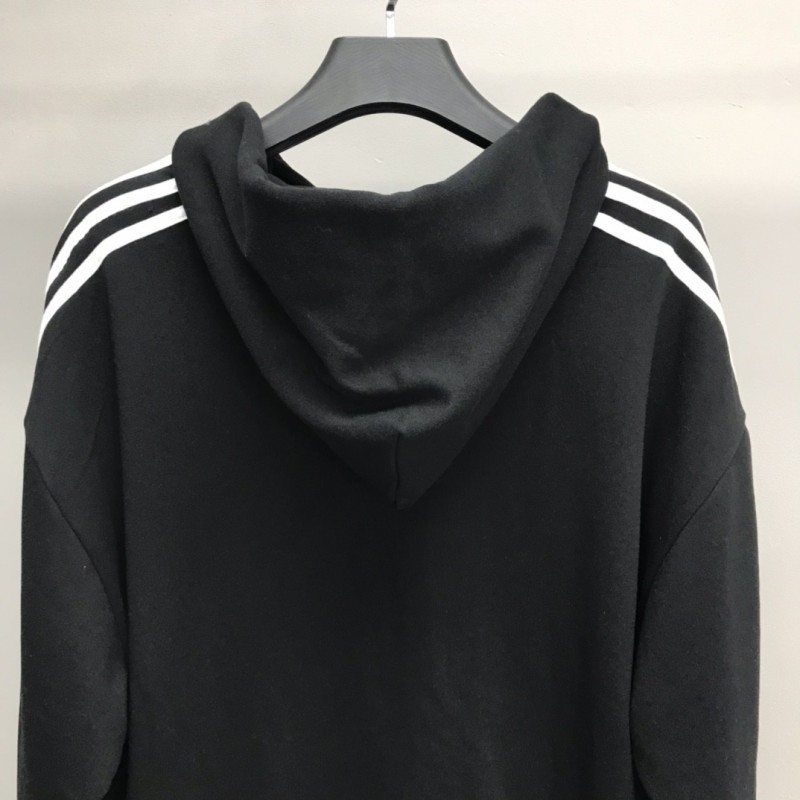 Ba*len*cia*ga Ardy Wiranata logo zipper hoodie