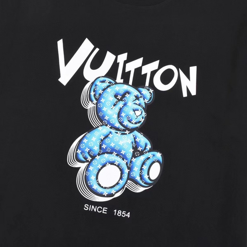 L0*is V*t0n 23SS printed bear T-shirt