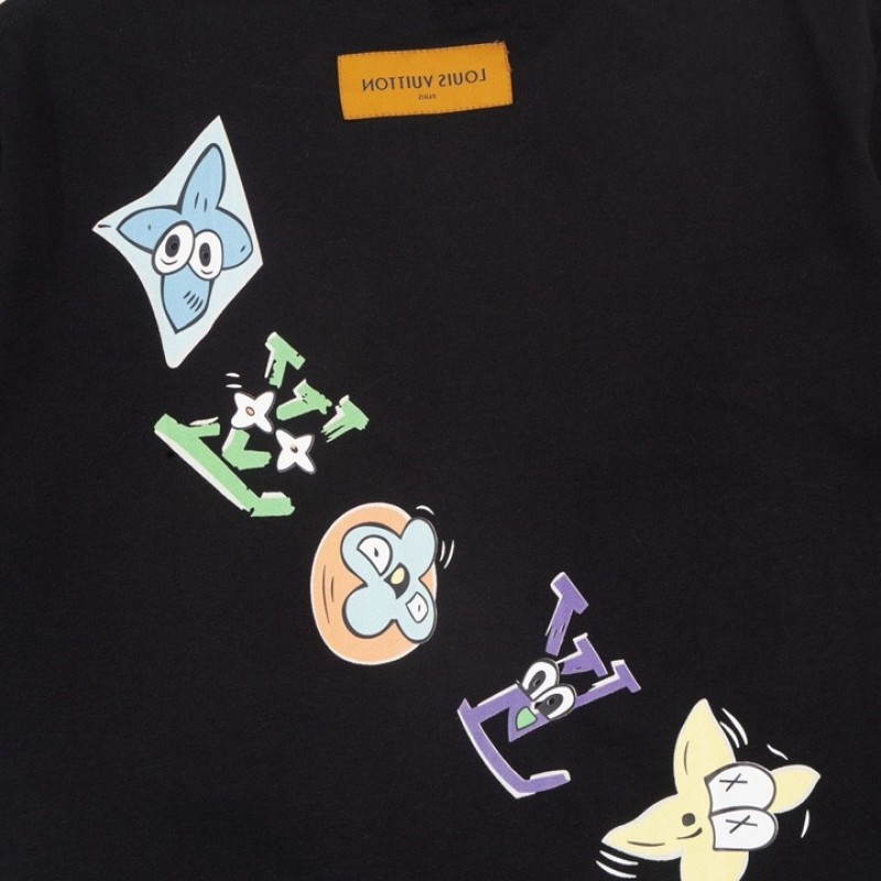 L0*is V*t0n 23ss front and back patterned t-shirt