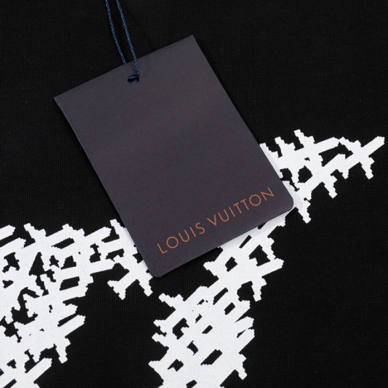 L0*is V*t0n 23ss small plane full print pattern gold classic T-shirt