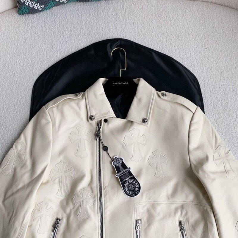 Ch**me He**ts Leather jacket