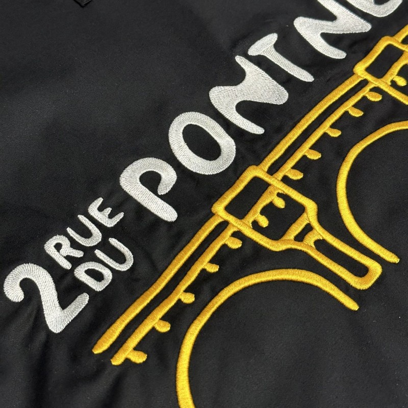 L0*is V*t0n Iron Tower embroidered monogrammed shirt