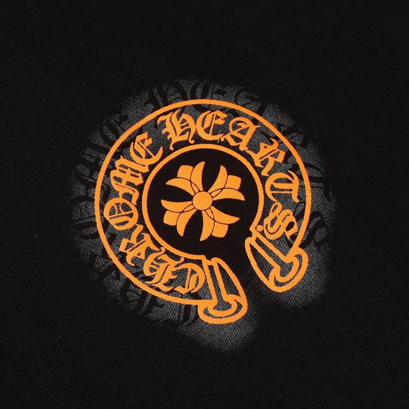 Ch**me He**ts Heavy-duty foam horseshoe print t-shirt