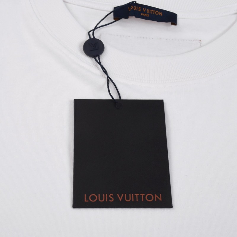 L0*is V*t0n 24ss new embroidered round neck t-shirt