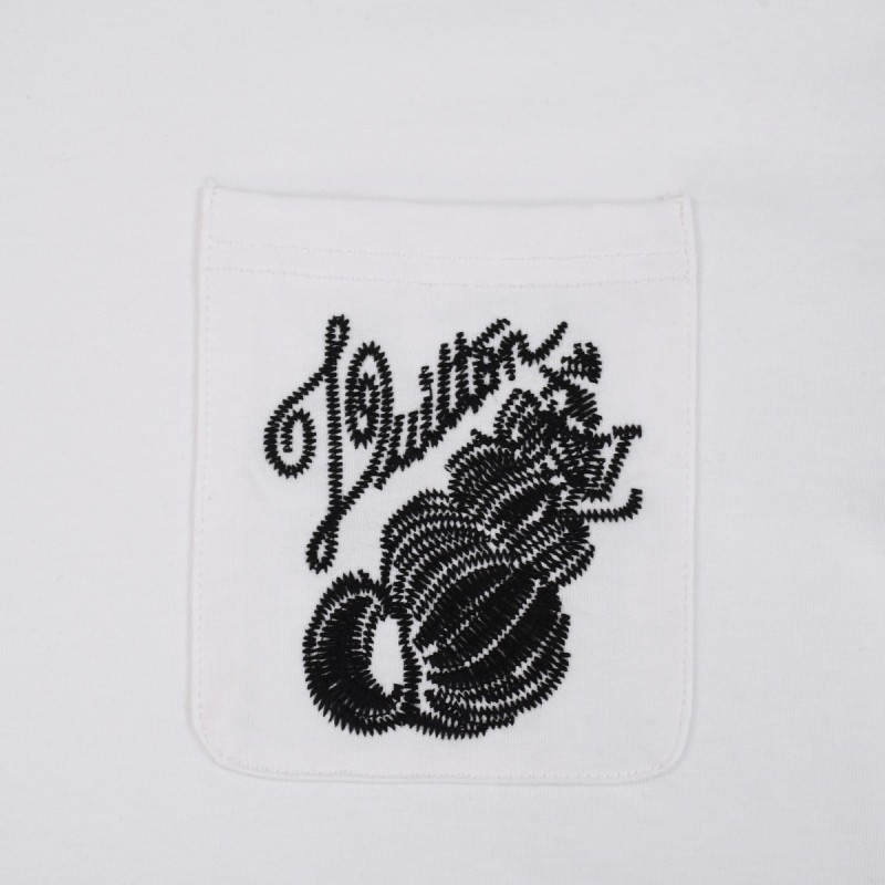 L0*is V*t0n 24ss new embroidered round neck t-shirt