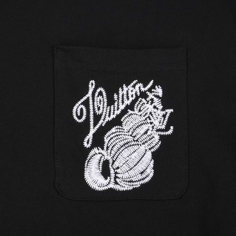 L0*is V*t0n 24ss new embroidered round neck t-shirt