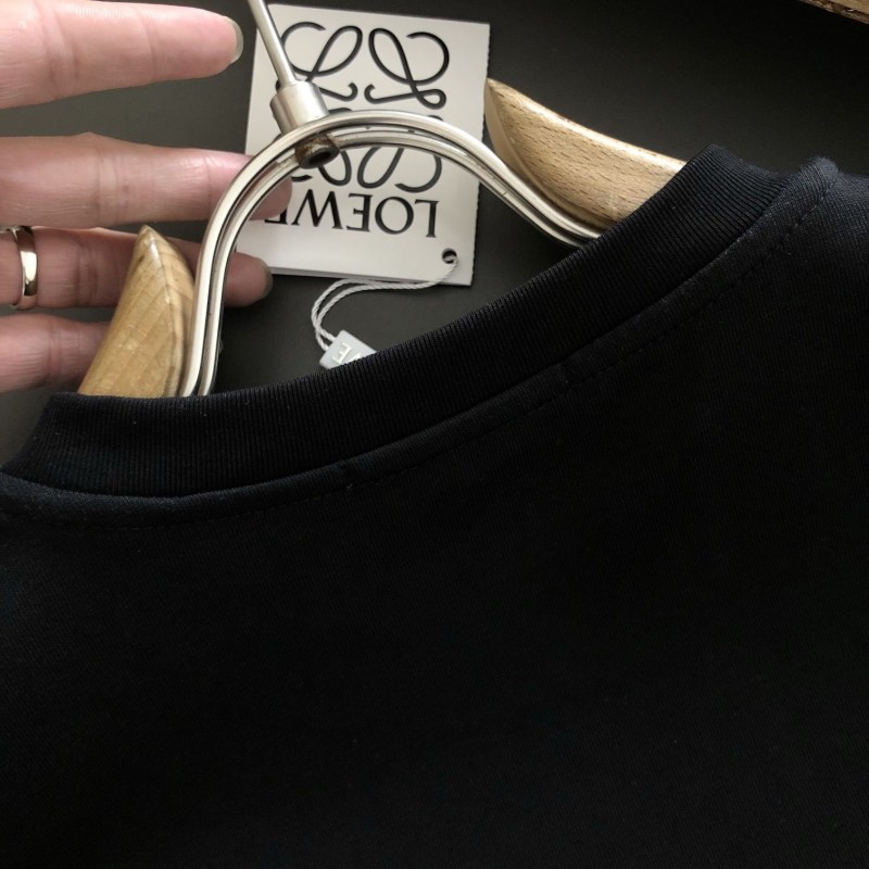 L0ew* Multi-logo color fusion T-shirt series