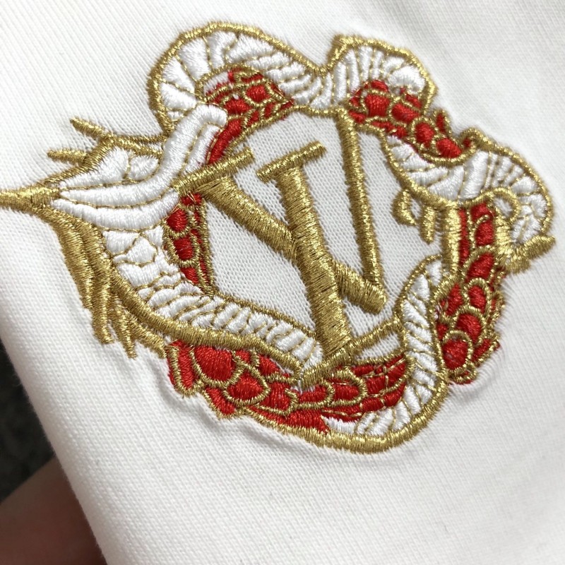 L0*is V*t0n 24ss Year of the dragon embroidered t-shirt