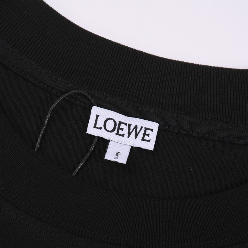 L0ew* Springsummer 2024 new round neck T-shirt
