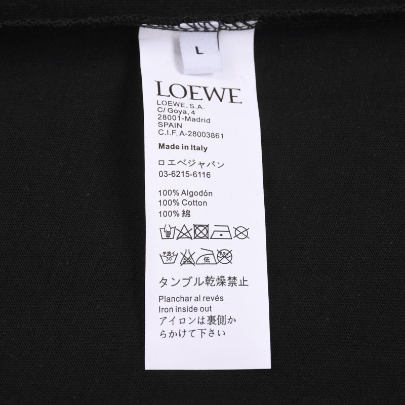 L0ew* Springsummer 2024 new round neck T-shirt