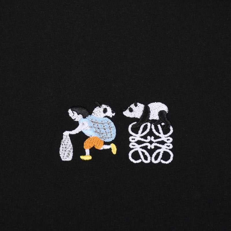 L0ew* Springsummer 2024 new round neck T-shirt