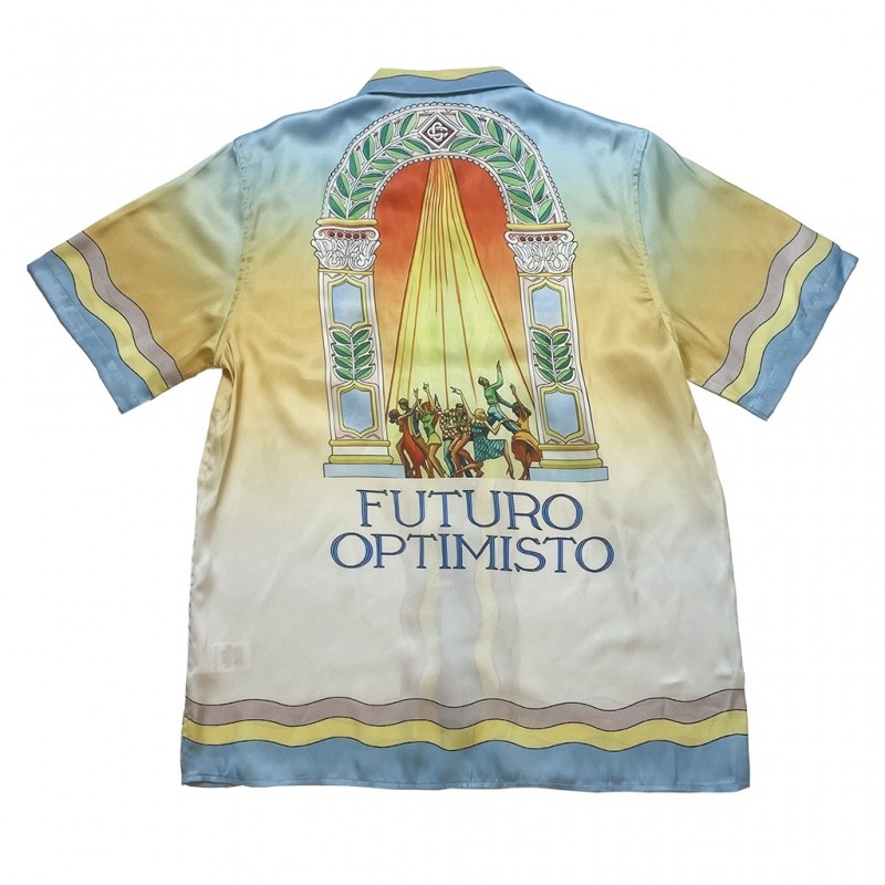 Casablanca PROM party thinning print lazy casual n style shirt