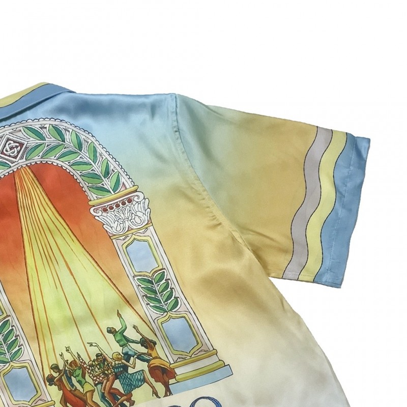 Casablanca PROM party thinning print lazy casual n style shirt