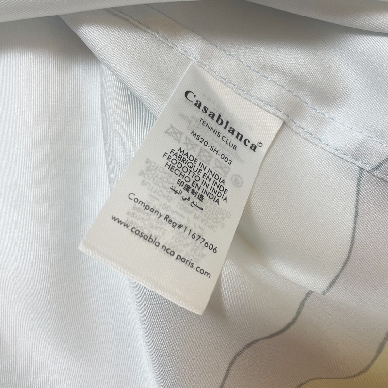 Casablanca PROM party thinning print lazy casual n style shirt